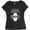 choose cremation Women's Triblend Scoop T-shirt