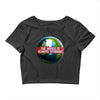 the world is always spinnin Crop Top