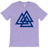 valknutr knoten der gefallenen odin nordisch symbol aspekte wotan T-Shirt