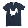 Chicken and Little Chick Ladies Fitted T-Shirt