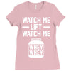 watch me lift watch me Ladies Fitted T-Shirt