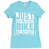 Just One More Bike I Promise Ladies Fitted T-Shirt