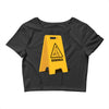 caution bananas Crop Top