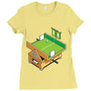 pre computers Ladies Fitted T-Shirt
