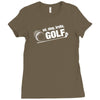 Eat Sleep Breath Golf Ladies Fitted T-Shirt