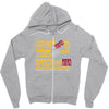 i wanna put my head in your head and smack your head Zipper Hoodie