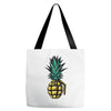 Pineapple Bomb Pocket Tote Bags
