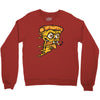 pizza smoking Crewneck Sweatshirt
