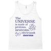 The Universe Is Made Of Protons Neutrons Elektrons And Morons Tank Top