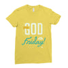 Thank GOD it's Friday Ladies Fitted T-Shirt