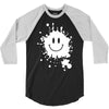 mud splatter smiley face smile forrest gump movie 3/4 Sleeve Shirt