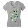 lawn of the dead Women's V-Neck T-Shirt