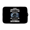 Never Underestimate A Man Who Watches Black Mirror And Was Born in Laptop sleeve