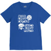 work like a captain party like a pirate V-Neck Tee
