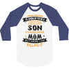 Super Cool Son Of A Freaking Awesome Mom 3/4 Sleeve Shirt