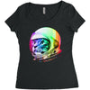 astronaut space cat new Women's Triblend Scoop T-shirt
