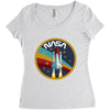 nasa v01 Women's Triblend Scoop T-shirt