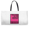 welcome to the horizon festival Weekender Totes