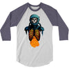 space skull 3/4 Sleeve Shirt