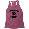 greyhound mum Racerback Tank
