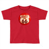 route 66 sign distressed, ideal birthday gift or present Toddler T-shirt