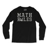 math rules Long Sleeve Shirts