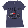 ride and shine Ladies Fitted T-Shirt