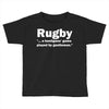 rugby a hooligans game Toddler T-shirt