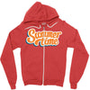 summer time Zipper Hoodie