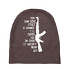 funny militaryarmymarines ak47 Baby Beanies