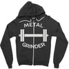 gym dumbbell Zipper Hoodie