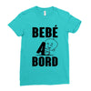 bebe a bord Ladies Fitted T-Shirt