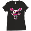 mangle head Ladies Fitted T-Shirt