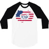happy 4th of july 3/4 Sleeve Shirt