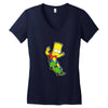 skater bart Women's V-Neck T-Shirt