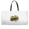 my neighbor jabba Weekender Totes