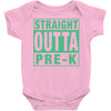 straight outta pre k Baby Bodysuit