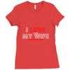 i love it when my wife lets me go mountain biking Ladies Fitted T-Shirt