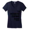 rooting for everybody t shirt Women's V-Neck T-Shirt