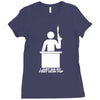 i just did my first desk pop Ladies Fitted T-Shirt