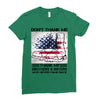 Veteran Don't Thank Me Thank My Brothers &amp; Sister Ladies Fitted T-Shirt