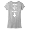 This Is Why I Squat Women's V-Neck T-Shirt