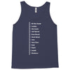 Beard Growth Scale Tank Top