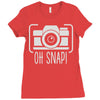 oh snap Ladies Fitted T-Shirt