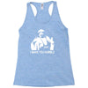 iron sheik wrestling iran funny Racerback Tank
