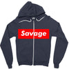 savage Zipper Hoodie
