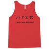 i ate sum pi t shirt s m l xl 2xl 3xl funny nerdy geeky college awesom Tank Top