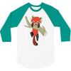 red panda 3/4 Sleeve Shirt