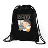 science fair Drawstring Bags