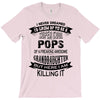 Super Cool Pops Of A Freaking Awesome Granddaughter T-Shirt